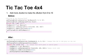 Tic Tac Toe Java Development | PPT
