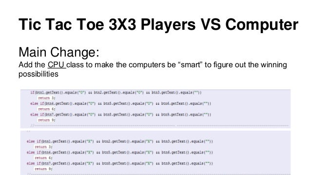 my tic-tac-toe. Java my tic-tac-toe. Java
