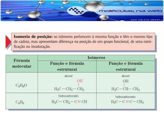 Isomeria e propriedades