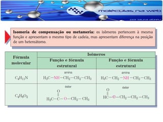 Isomeria e propriedades