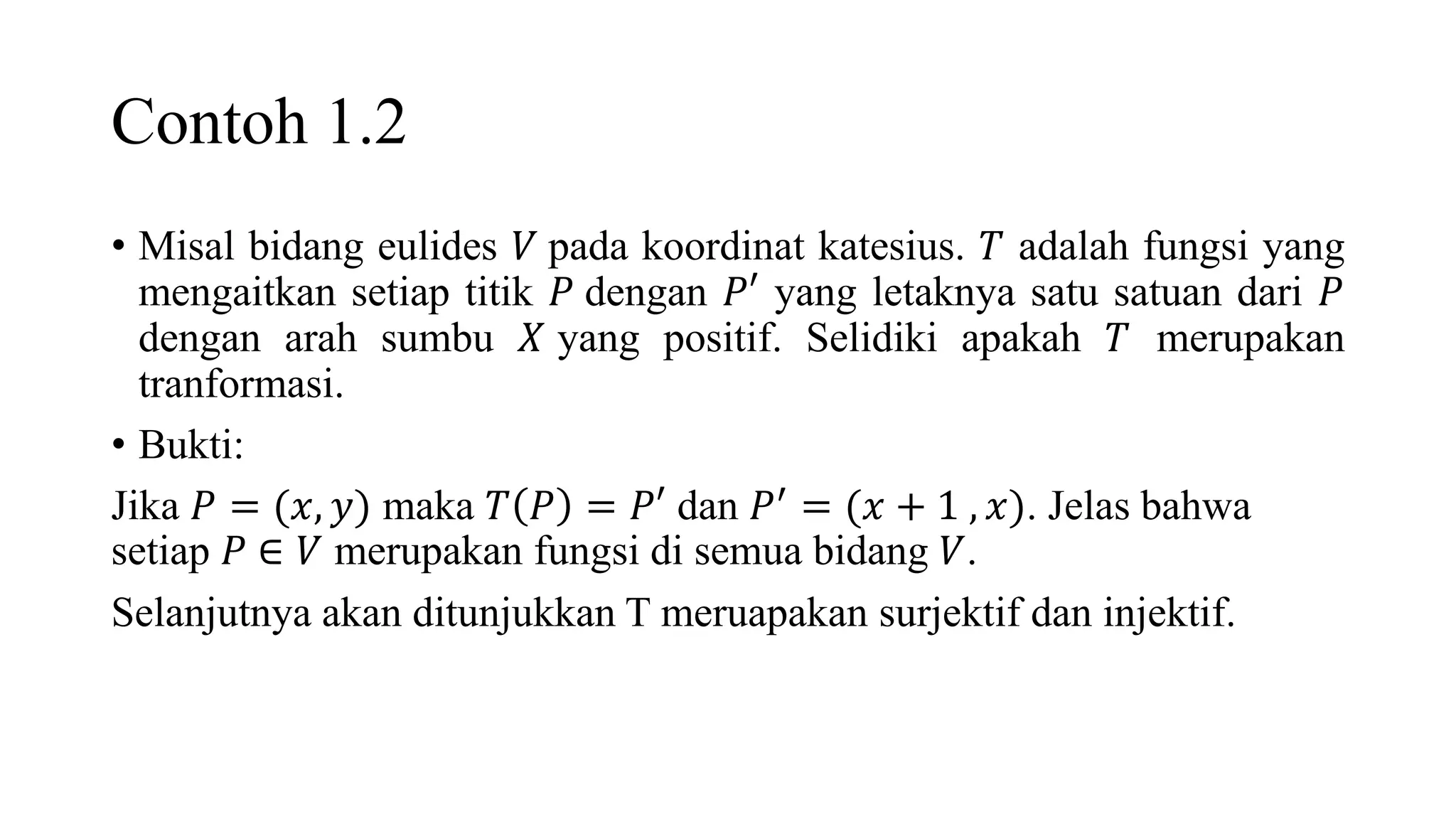 Materi Lengkap Isometri Yang Dibutuhkan Untuk Geometri Pptx