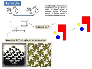 Translação




                              Como se faz?




Exemplos de Translação na vida quotidiana
 