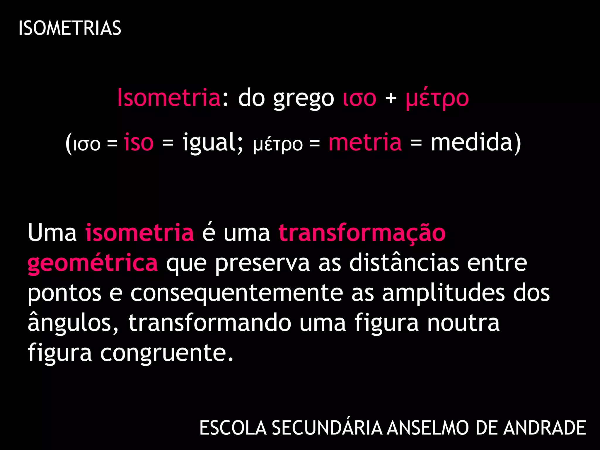Isometrias | PDF