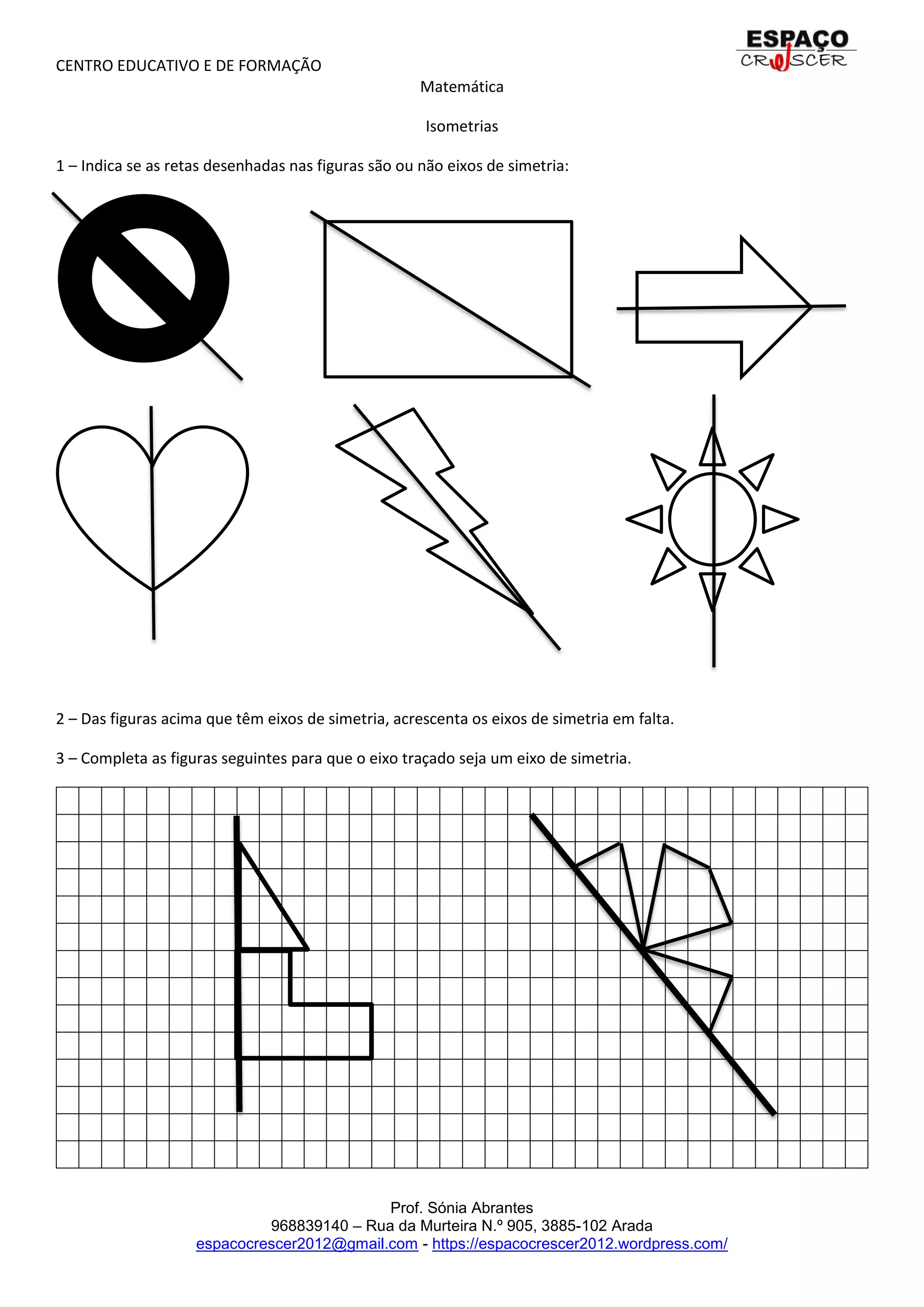 Isometrias - Matemática | PDF