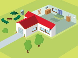 Isometric house illustration