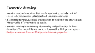 Comprehensive Guide to Isometric Drawing Techniques in Engineering | PPTX