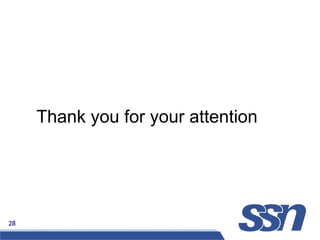 28
Thank you for your attention
 