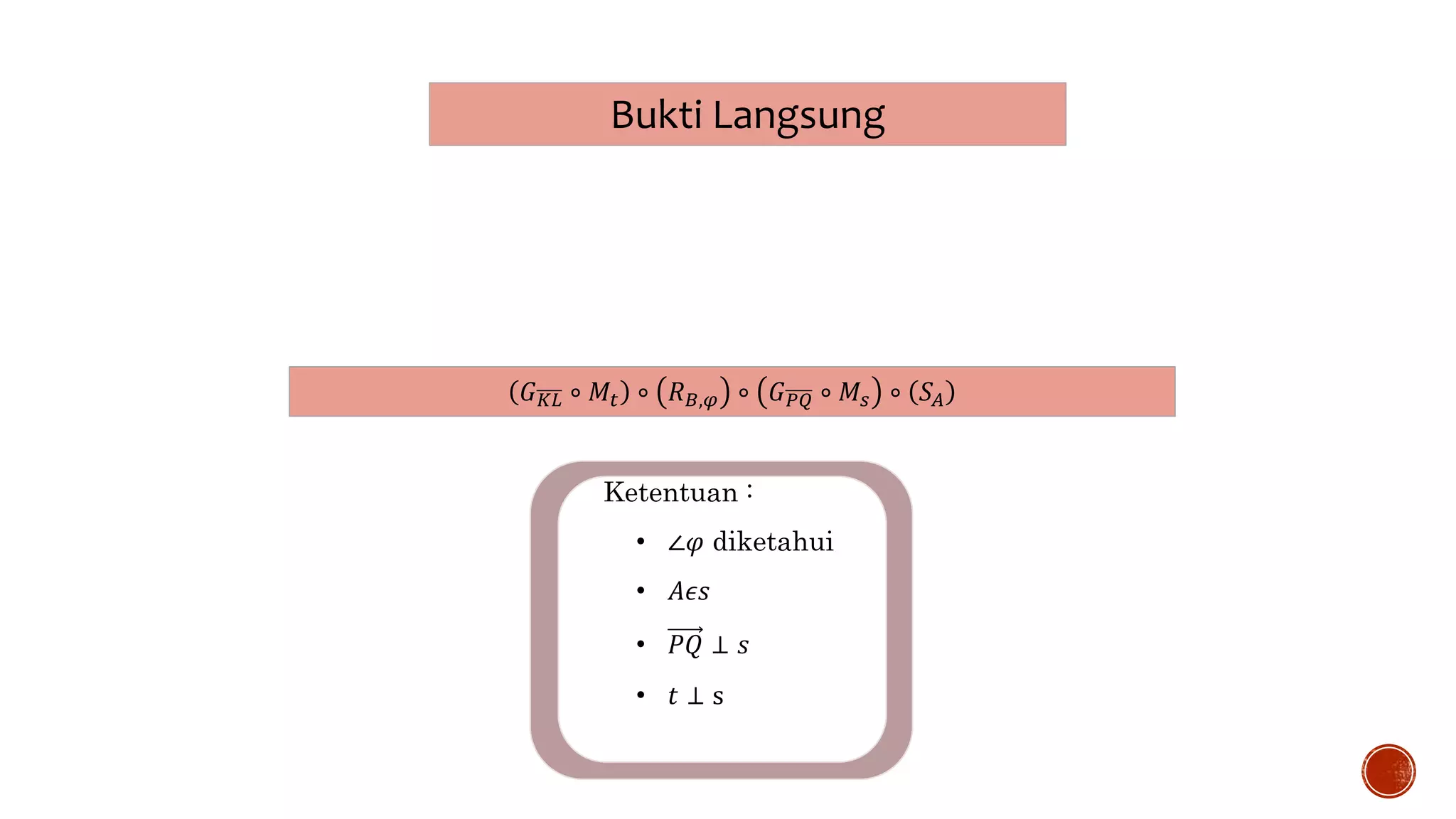 Transformasi Geometri Perkalian Isometri Oleh Selly Ambarwati Unnes Pdf
