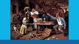 Part 1
Brief history of the server-client wars
 