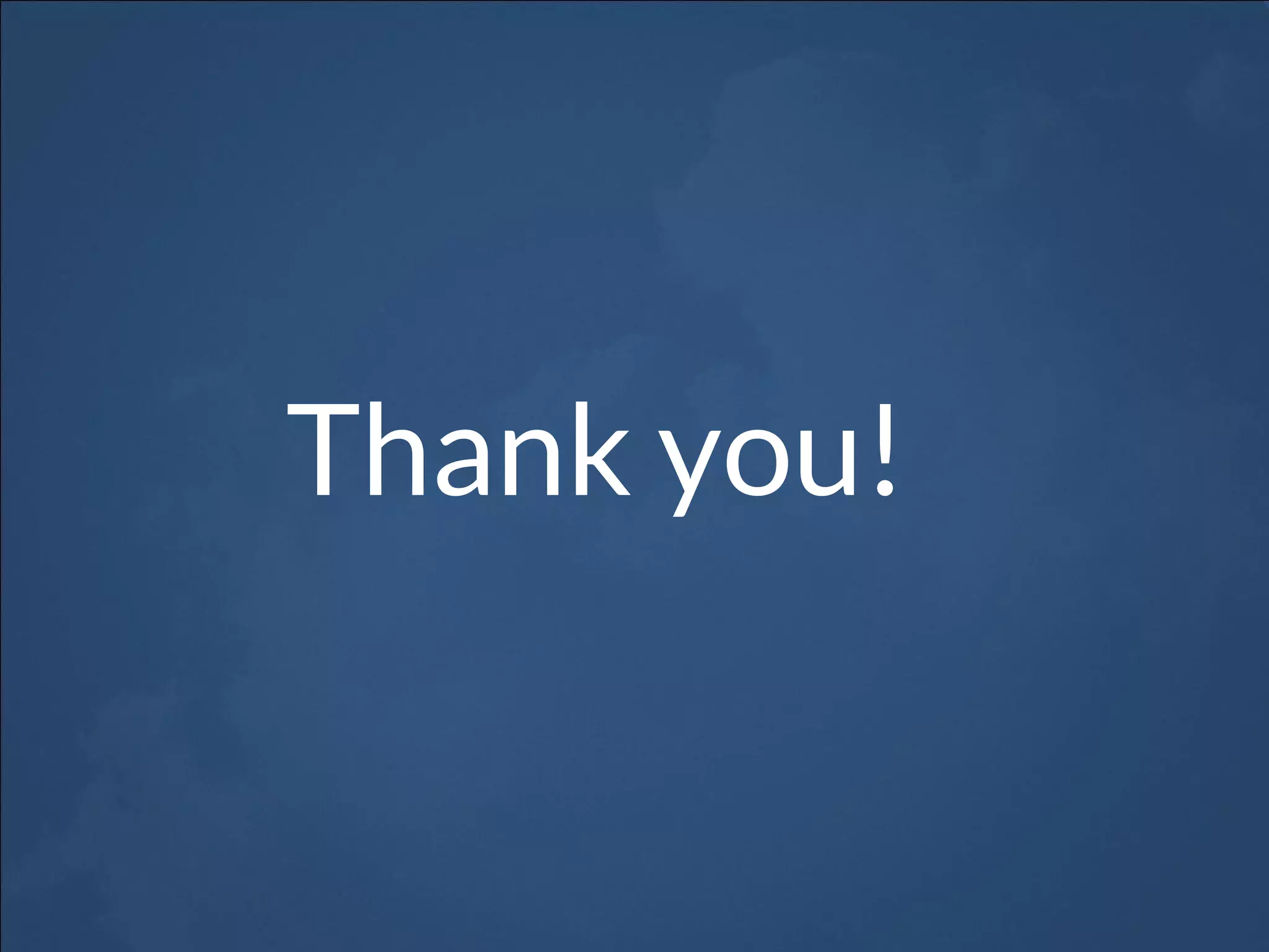 Thank you! 