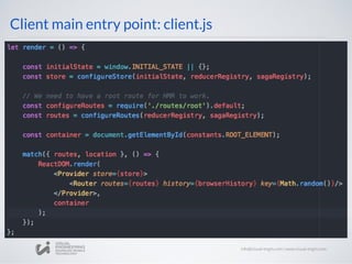 Client main entry point: client.js
 