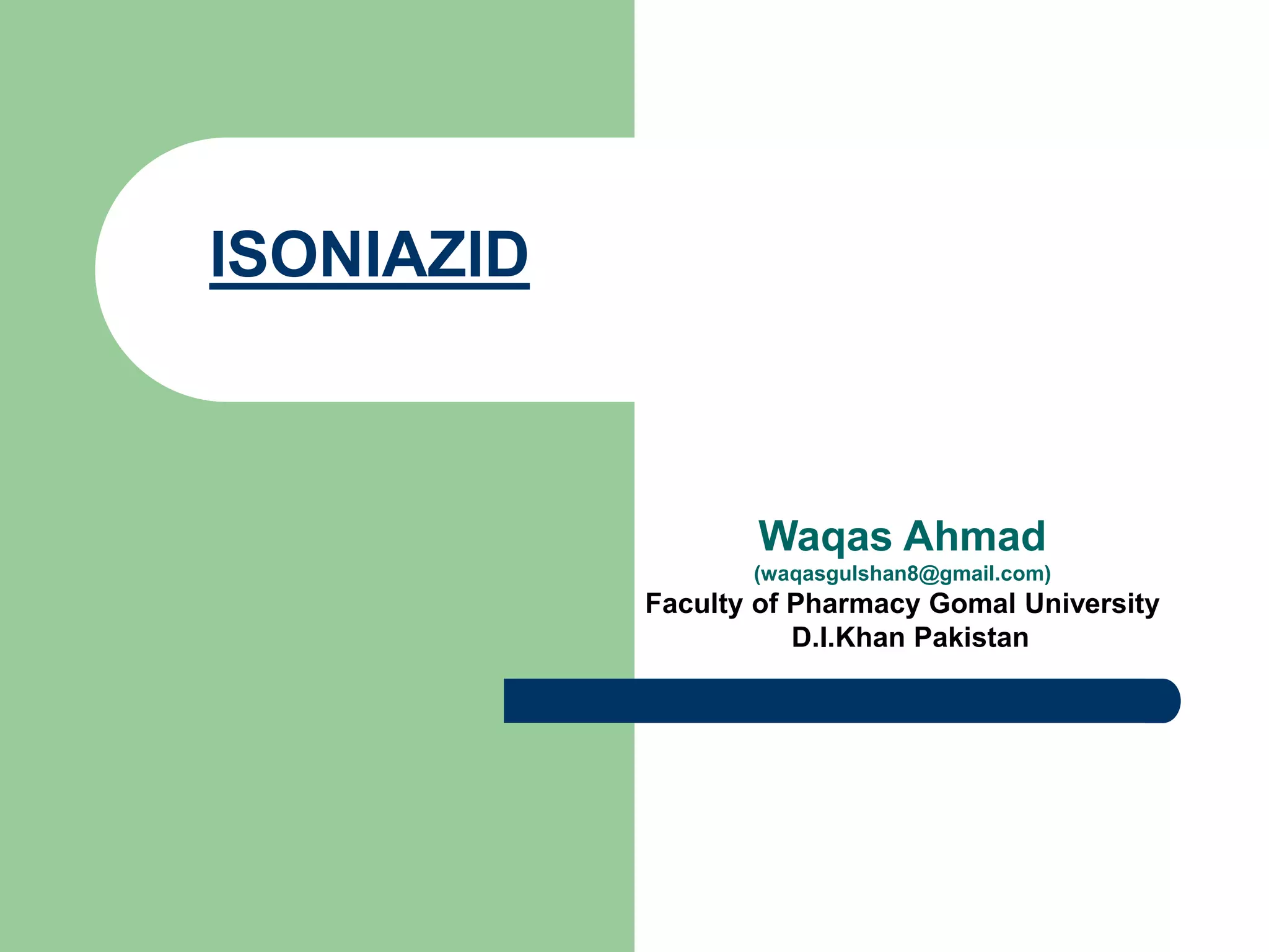 Isoniazid | PPT