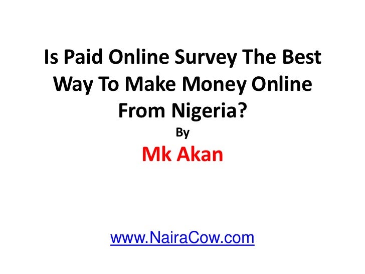 How to make money in Nigeria online – EgTechBlog