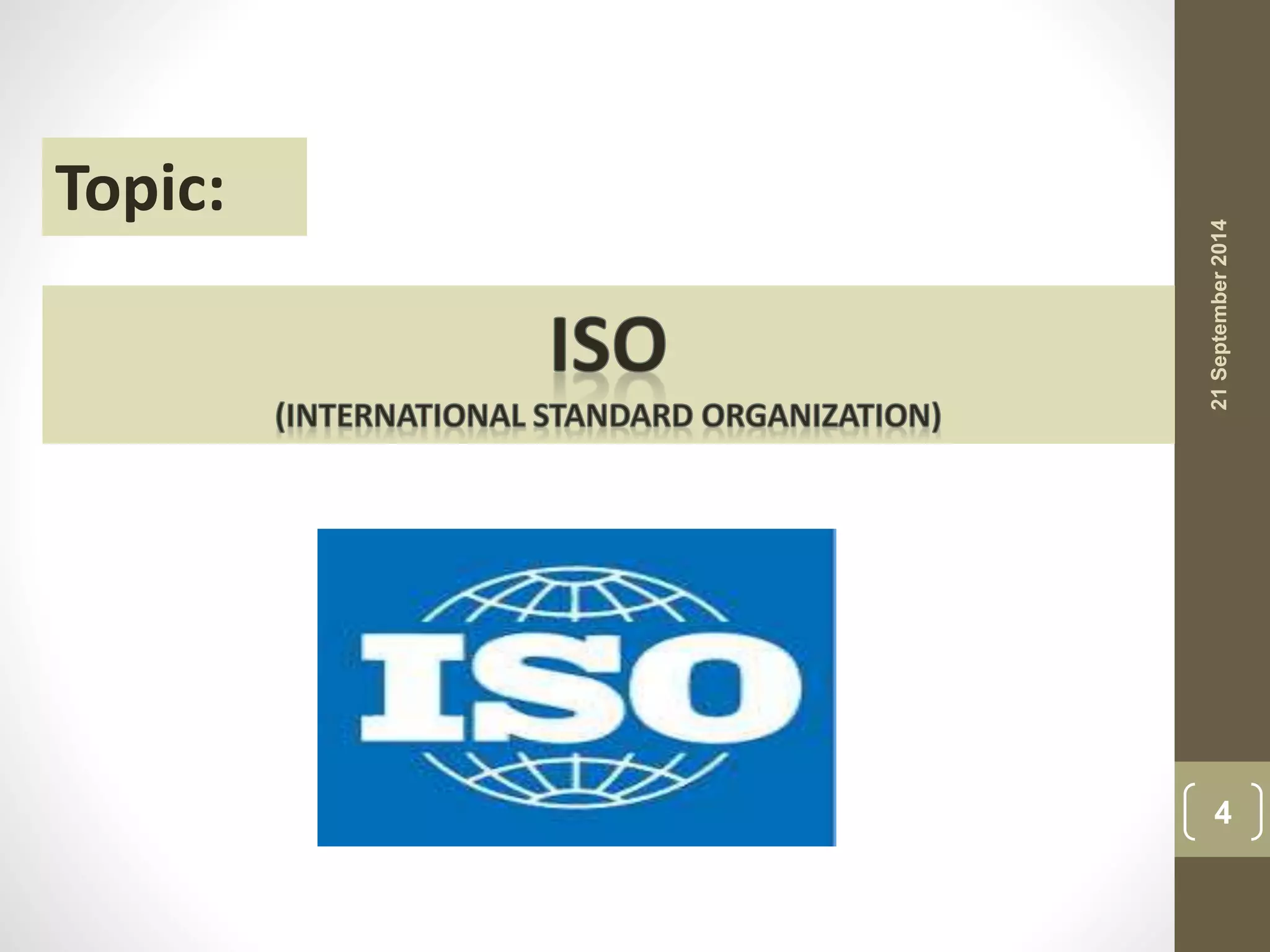 21 September 2014 
4 
Topic: 
 