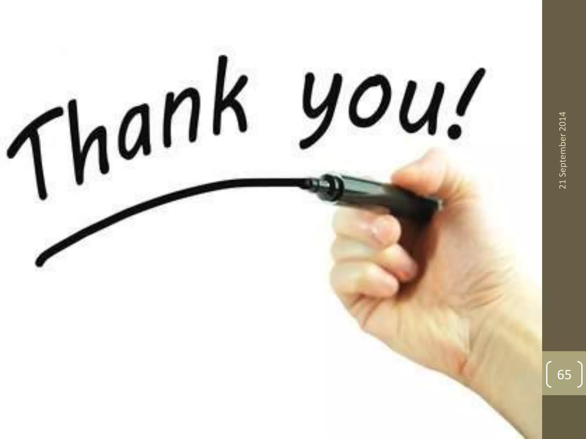 65 
21 September 2014 
