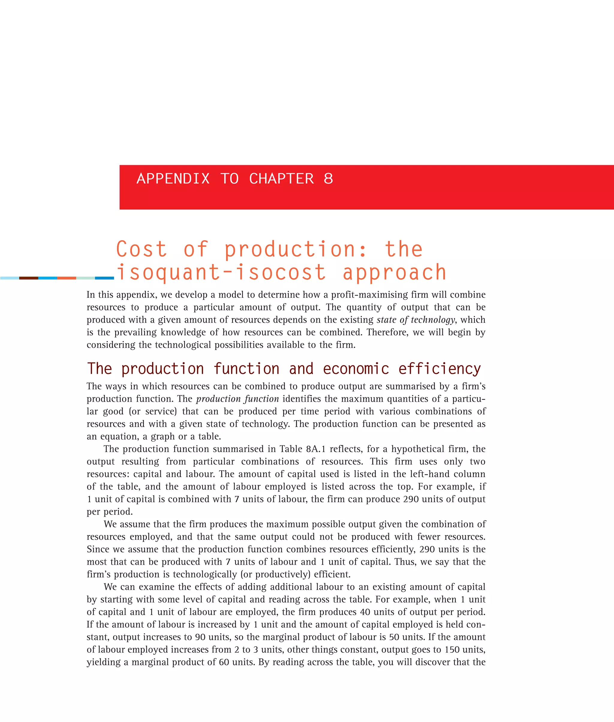 Isoquant and isocost | PDF