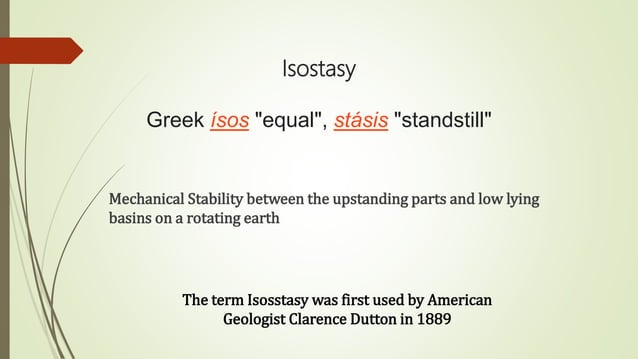 Isostasy | PPT