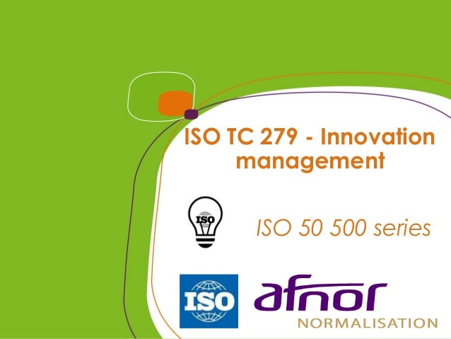 iso innovation standard series ISO ISO guidelines management 50500 Innovation on