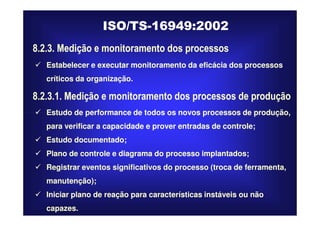 ISO TS16949 2002 Apresentação dos Requisitos