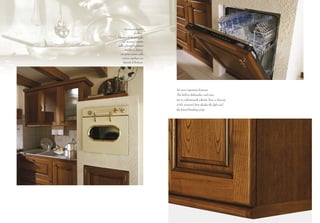 Ancora particolari
                  di rilievo.
Il forno e la lavastoviglie
      ad incasso, inserite
 nella colonna in pittura
         murale; a destra,
    un primo piano sulla
     cornice copriluce con
       laterale di finitura.




                                Yet more important features.
                                The built-in dishwasher and oven,
                                set in a plasterwork column; here, a close-up
                                of the surround that shades the light and
                                the lateral finishing strip.
 