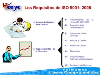 Interpretación de la norma iso 9001 en el sector educativo | PPT