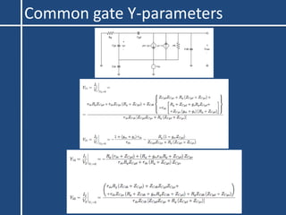 RF amplifier design useful expressions | PDF