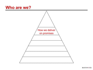 Who are we?




              How we deliver
               on promises
 