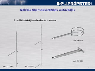 15
2. Izolēti uztvērēji un sānu balstu traverses.
Art. 111 490 Art. 111 493
Art. 490 513
Art. 490 433
 