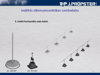17
3. Izolēti horizontālo vadu balsti.
Art. 490 007 Art. 912 601
 
