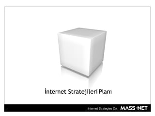 İnternet Stratejileri Planı Internet Strategies Co. 
