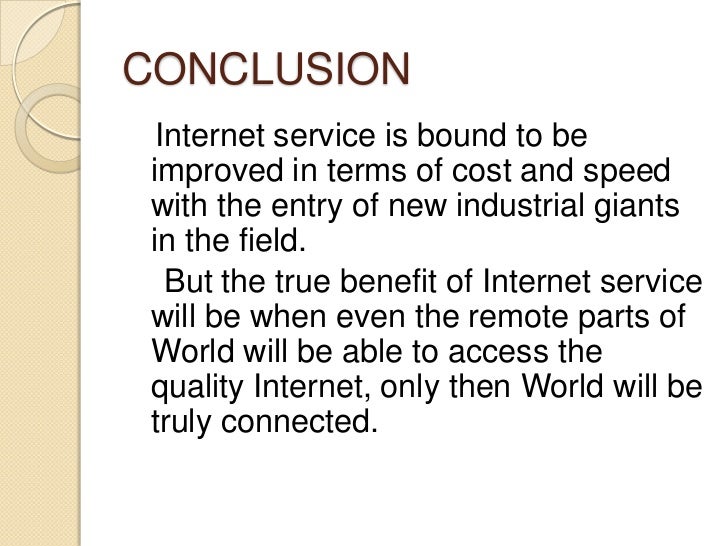 Conclusion of cctv
