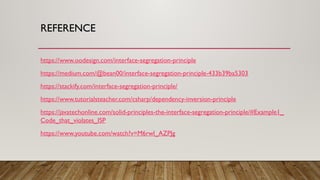 Java ISP - Interface Segregation Principle | PPT