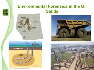 Environmental Forensics in the Oil
Sands
 