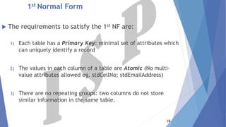 Advanced Normalization | PDF