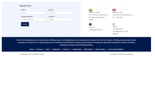 Boost Your Business with ISPmate's Top-Tier ISP Billing Software | PDF