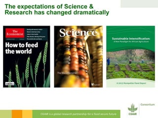 The expectations of Science & 
Research has changed dramatically 
 