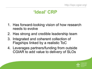 Advising on System-Level research investment