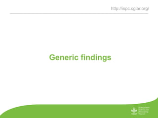 Advising on System-Level research investment