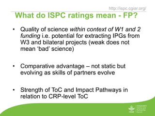 Advising on System-Level research investment