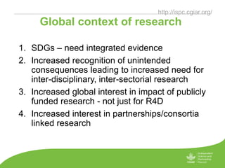 Advising on System-Level research investment