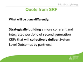 Advising on System-Level research investment