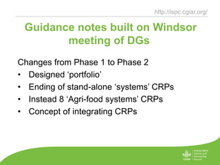 Advising on System-Level research investment