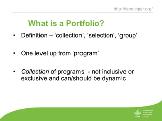 Advising on System-Level research investment