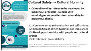 Creating Safety in Indigenous Context: The RISE Project | PDF