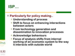 Innovation systems perspective for sustainable commercialization of smallholder agriculture