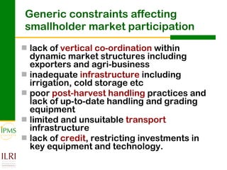Innovation systems perspective for sustainable commercialization of smallholder agriculture