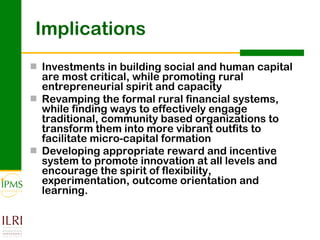 Innovation systems perspective for sustainable commercialization of smallholder agriculture