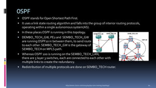 ISP core routing project | PPTX