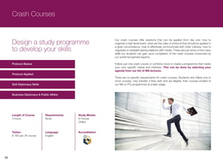 Protocol Courses The International School of Protocol and Diplomacy | PDF