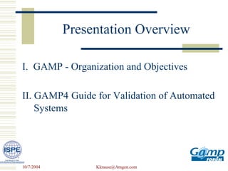 Gamp4 Checklist.pdf Ispe sf ch_gamp | PDF